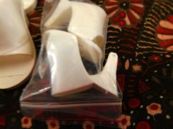 doll shoes white 3 b